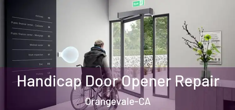 Handicap Door Opener Repair Orangevale-CA