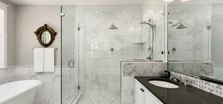 bathroom shower door installation in Orangevale
